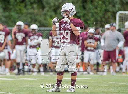 Thumbnail 1 in St. Peter&#39;s Prep @ DePaul Catholic (Scrimmage) photogallery.