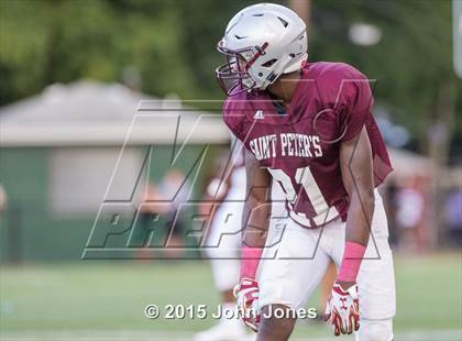 Thumbnail 2 in St. Peter&#39;s Prep @ DePaul Catholic (Scrimmage) photogallery.