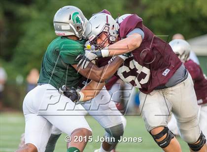 Thumbnail 3 in St. Peter&#39;s Prep @ DePaul Catholic (Scrimmage) photogallery.
