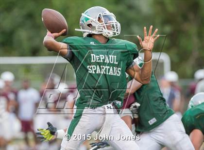 Thumbnail 1 in St. Peter&#39;s Prep @ DePaul Catholic (Scrimmage) photogallery.