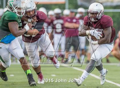 Thumbnail 2 in St. Peter&#39;s Prep @ DePaul Catholic (Scrimmage) photogallery.