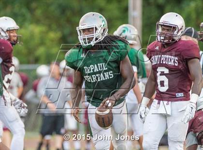 Thumbnail 3 in St. Peter&#39;s Prep @ DePaul Catholic (Scrimmage) photogallery.