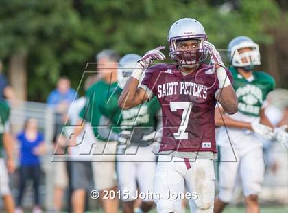 Thumbnail 2 in St. Peter&#39;s Prep @ DePaul Catholic (Scrimmage) photogallery.