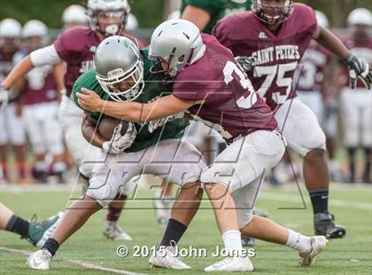 Thumbnail 1 in St. Peter&#39;s Prep @ DePaul Catholic (Scrimmage) photogallery.