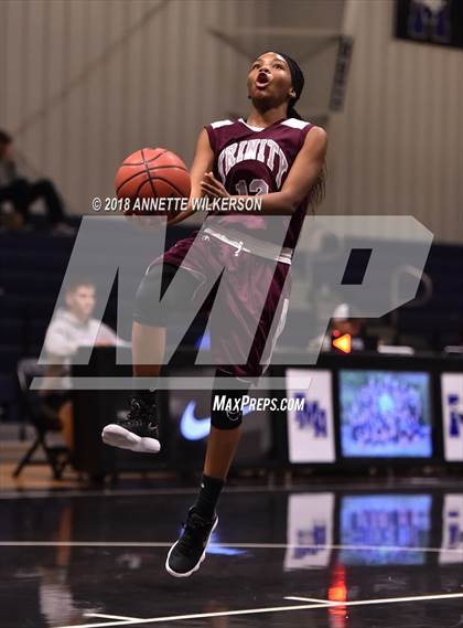 Thumbnail 1 in Trinity Christian Academy vs. Bishop McLaughlin Catholic photogallery.