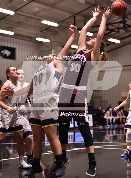 Thumbnail 3 in Trinity Christian Academy vs. Bishop McLaughlin Catholic photogallery.