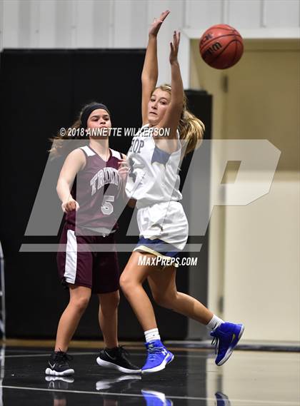 Thumbnail 2 in Trinity Christian Academy vs. Bishop McLaughlin Catholic photogallery.