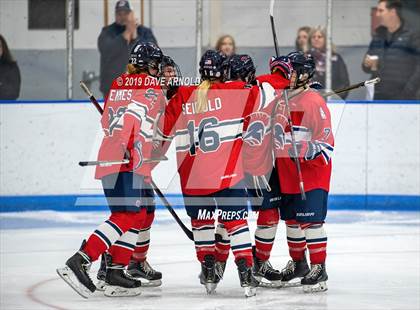 Thumbnail 2 in St. Paul's vs Lawrence Academy (Harrington Academy) photogallery.