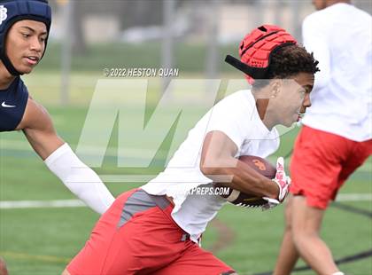 Thumbnail 1 in St. John Bosco vs. Los Alamitos (Battle At The Beach) photogallery.
