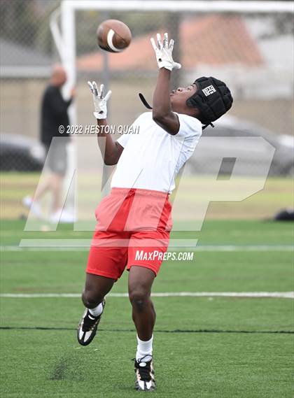 Thumbnail 1 in St. John Bosco vs. Los Alamitos (Battle At The Beach) photogallery.