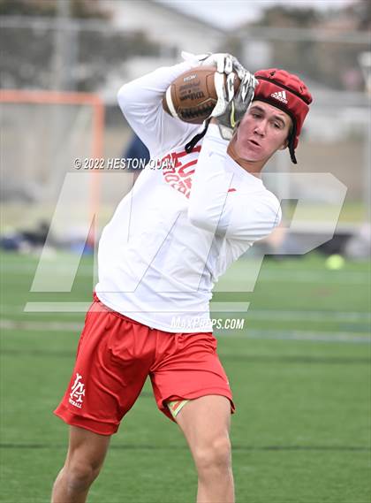 Thumbnail 2 in St. John Bosco vs. Los Alamitos (Battle At The Beach) photogallery.