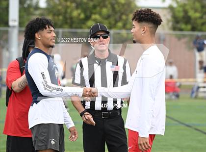 Thumbnail 1 in St. John Bosco vs. Los Alamitos (Battle At The Beach) photogallery.