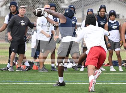 Thumbnail 1 in St. John Bosco vs. Los Alamitos (Battle At The Beach) photogallery.