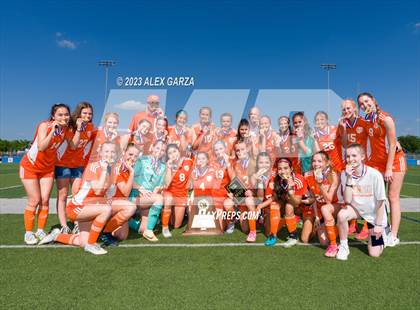 Thumbnail 1 in Celina vs Stephenville (UIL 4A Soccer Final) photogallery.