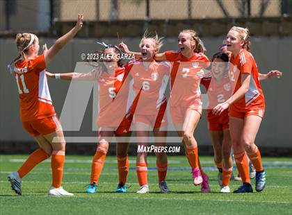 Thumbnail 2 in Celina vs Stephenville (UIL 4A Soccer Final) photogallery.