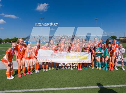 Thumbnail 1 in Celina vs Stephenville (UIL 4A Soccer Final) photogallery.