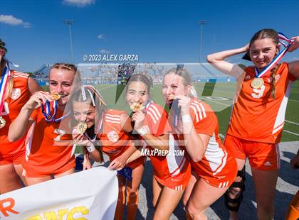 Thumbnail 2 in Celina vs Stephenville (UIL 4A Soccer Final) photogallery.