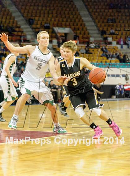 Thumbnail 2 in Fossil Ridge vs. Arapahoe (CHSAA Great 8) photogallery.