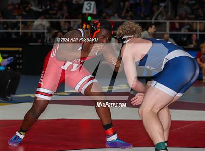Thumbnail 1 in NYSPHSAA Wrestling Championships - Round 1 (160 lbs - 285 lbs) photogallery.