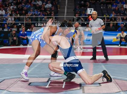 Thumbnail 1 in NYSPHSAA Wrestling Championships - Round 1 (160 lbs - 285 lbs) photogallery.