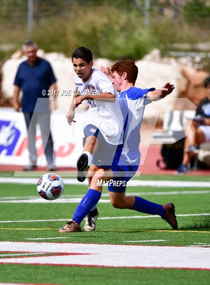 Thumbnail 2 in Dallas International vs St. Mary's (TAPPS State Semifinal) photogallery.