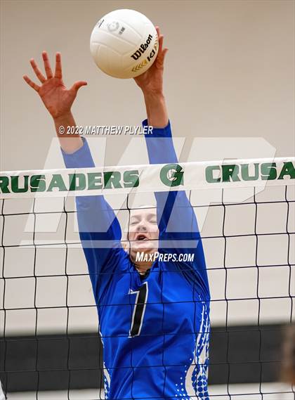 Thumbnail 3 in New Life Camp vs. The Burlington School (Grace Christian School Crusader Classic) photogallery.