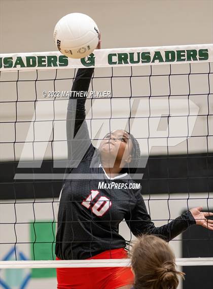 Thumbnail 1 in New Life Camp vs. The Burlington School (Grace Christian School Crusader Classic) photogallery.