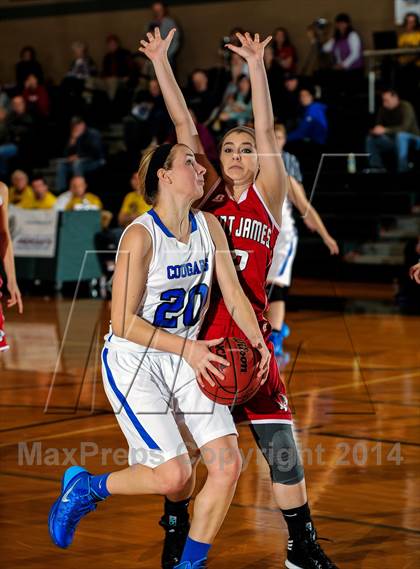 Thumbnail 2 in St James vs Lutheran (Prepcasts Elite Girls Shootout VI) photogallery.