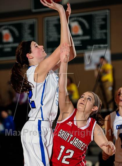 Thumbnail 2 in St James vs Lutheran (Prepcasts Elite Girls Shootout VI) photogallery.