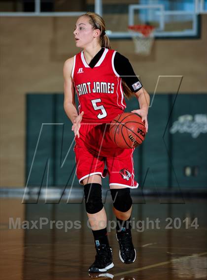 Thumbnail 3 in St James vs Lutheran (Prepcasts Elite Girls Shootout VI) photogallery.