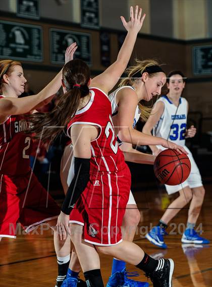 Thumbnail 1 in St James vs Lutheran (Prepcasts Elite Girls Shootout VI) photogallery.