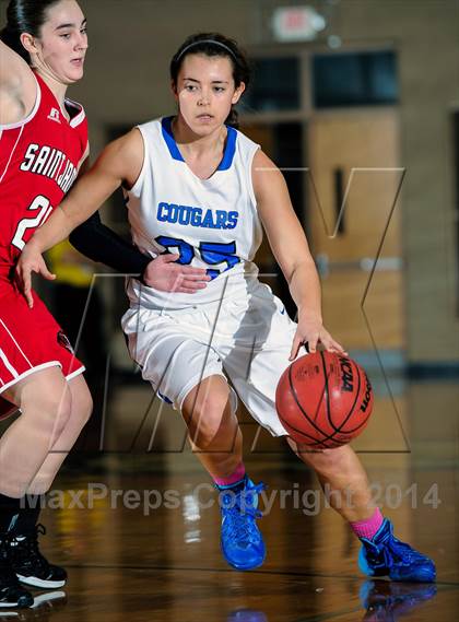 Thumbnail 3 in St James vs Lutheran (Prepcasts Elite Girls Shootout VI) photogallery.