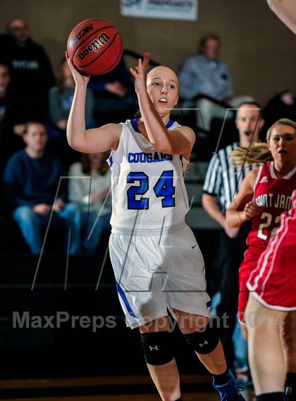 Thumbnail 1 in St James vs Lutheran (Prepcasts Elite Girls Shootout VI) photogallery.