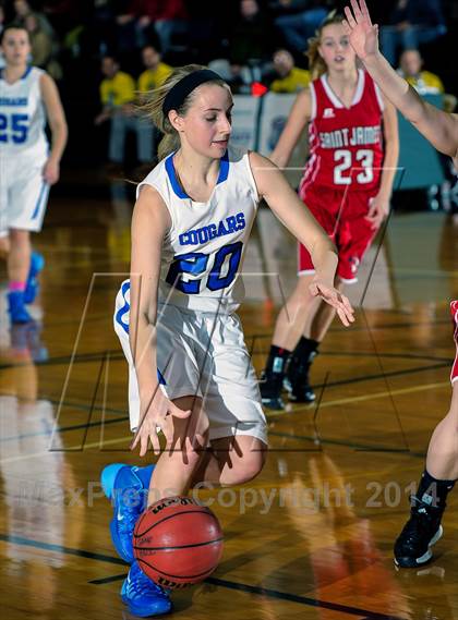 Thumbnail 1 in St James vs Lutheran (Prepcasts Elite Girls Shootout VI) photogallery.