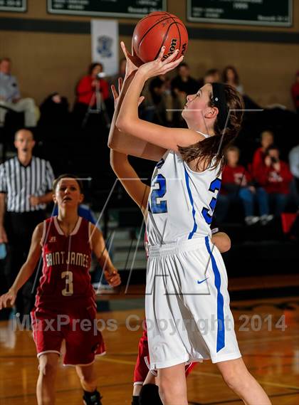 Thumbnail 3 in St James vs Lutheran (Prepcasts Elite Girls Shootout VI) photogallery.