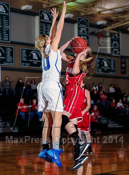 Thumbnail 1 in St James vs Lutheran (Prepcasts Elite Girls Shootout VI) photogallery.