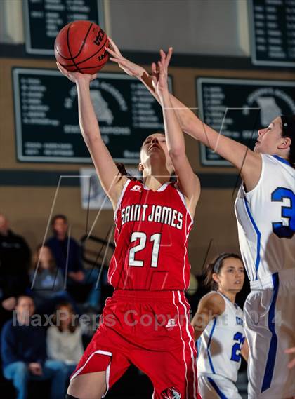 Thumbnail 1 in St James vs Lutheran (Prepcasts Elite Girls Shootout VI) photogallery.