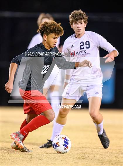 Thumbnail 2 in South Mecklenburg vs. Apex Friendship (NCHSAA 4A Final) photogallery.