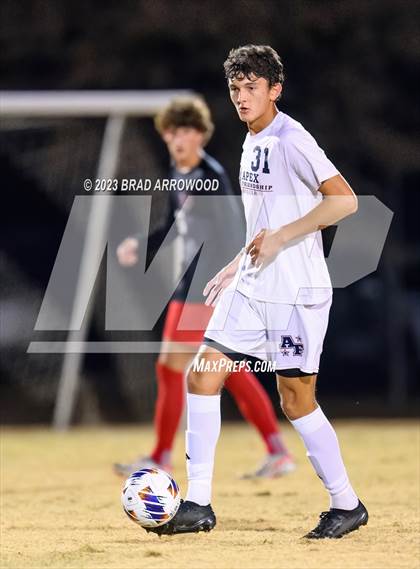 Thumbnail 3 in South Mecklenburg vs. Apex Friendship (NCHSAA 4A Final) photogallery.