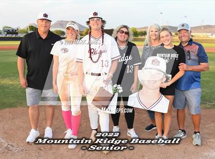 Thumbnail 1 in Mountain Ridge (Senior Night) photogallery.