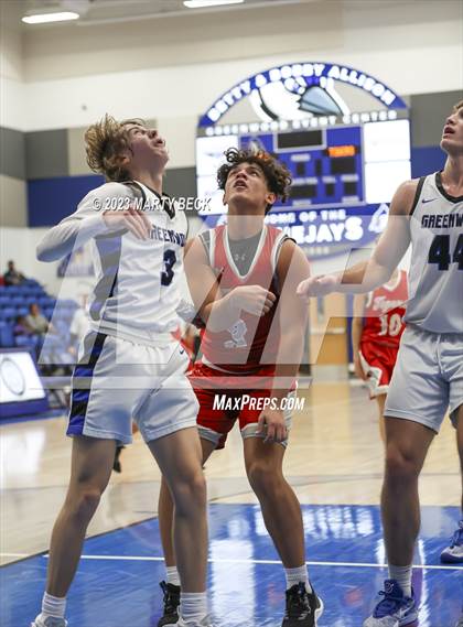 Thumbnail 1 in Greenwood vs Plattsburg (Bill Rowe's Queen City Showcase) photogallery.