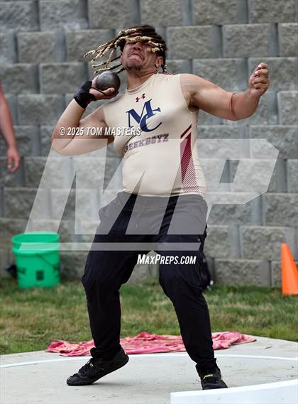 Thumbnail 2 in NCHSAA 4A West Regional (Shot Put) photogallery.