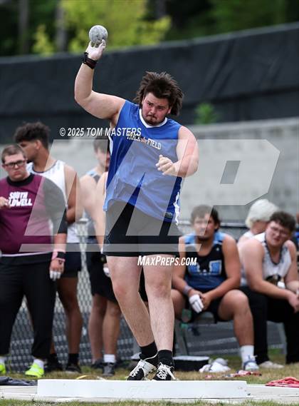 Thumbnail 1 in NCHSAA 4A West Regional (Shot Put) photogallery.