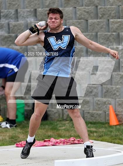 Thumbnail 1 in NCHSAA 4A West Regional (Shot Put) photogallery.