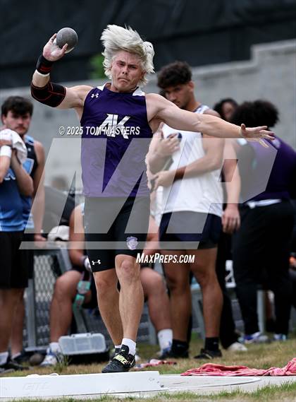 Thumbnail 1 in NCHSAA 4A West Regional (Shot Put) photogallery.