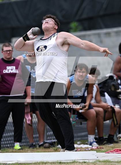 Thumbnail 2 in NCHSAA 4A West Regional (Shot Put) photogallery.