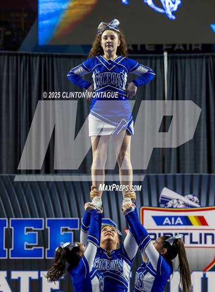 Thumbnail 1 in Camp Verde - Cheer (AIA Division IV Prelims) photogallery.