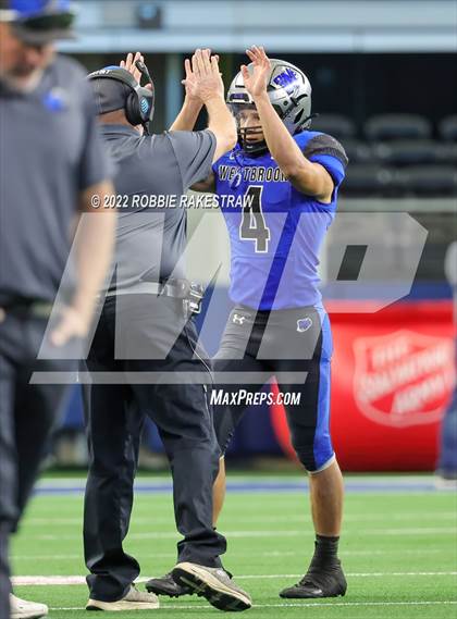 Thumbnail 2 in Westbrook vs. Abbott (UIL 1A Six-Man Division 1 Final) photogallery.