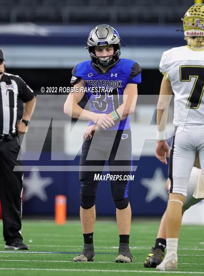 Thumbnail 3 in Westbrook vs. Abbott (UIL 1A Six-Man Division 1 Final) photogallery.