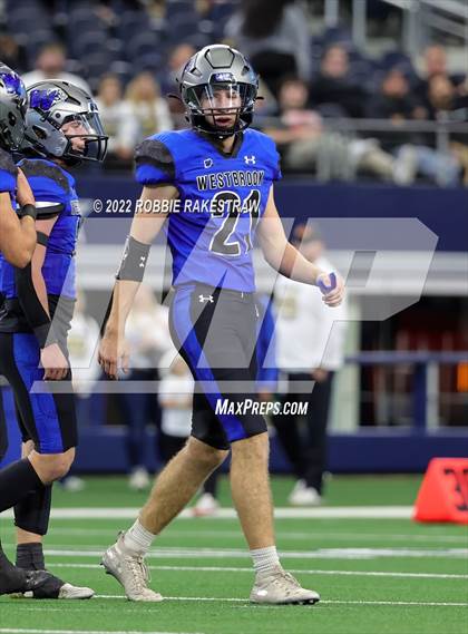 Thumbnail 2 in Westbrook vs. Abbott (UIL 1A Six-Man Division 1 Final) photogallery.